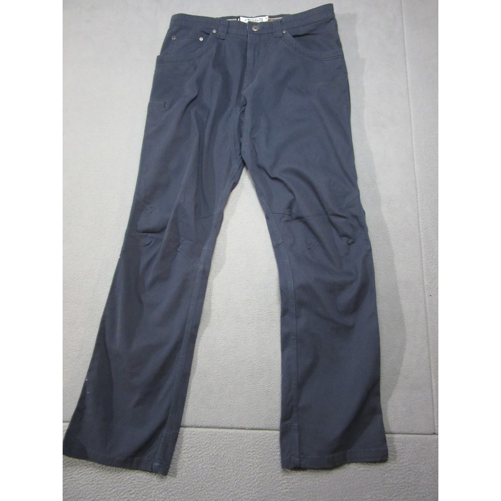 Mountain Khakis Pants Mens 36x34 Blue Outdoor Hiking Casual 5 Pocket Classic Fit